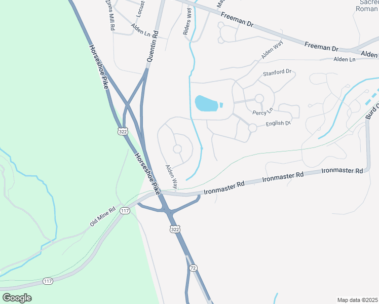map of restaurants, bars, coffee shops, grocery stores, and more near 1238 Mosaic Drive in Lebanon