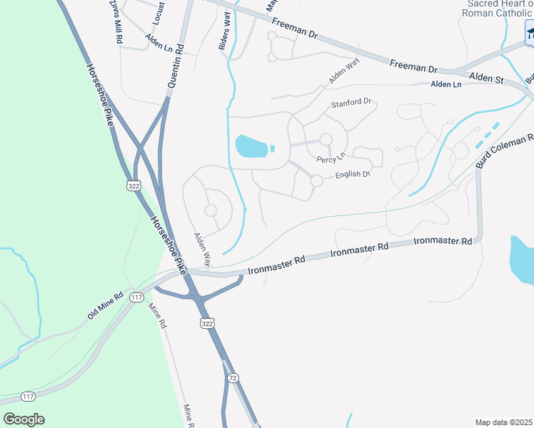 map of restaurants, bars, coffee shops, grocery stores, and more near 1050 Bell Tower Drive in Lebanon