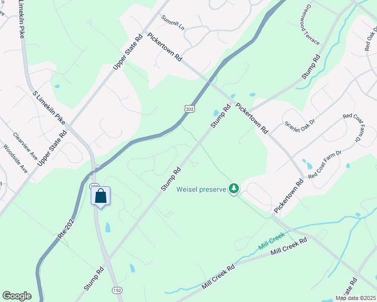 map of restaurants, bars, coffee shops, grocery stores, and more near 161 Billingsley Drive in Chalfont