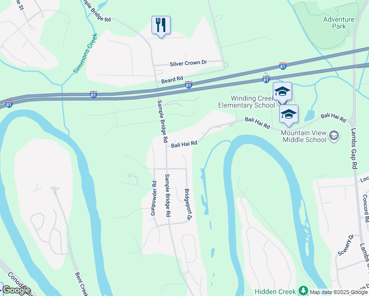 map of restaurants, bars, coffee shops, grocery stores, and more near 34 Bridgeport Drive in Mechanicsburg