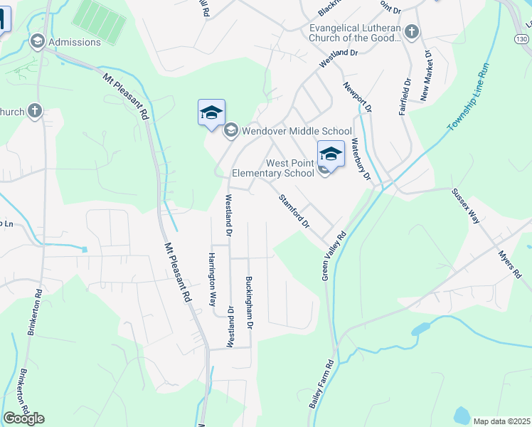 map of restaurants, bars, coffee shops, grocery stores, and more near 610 Stamford Drive in Greensburg