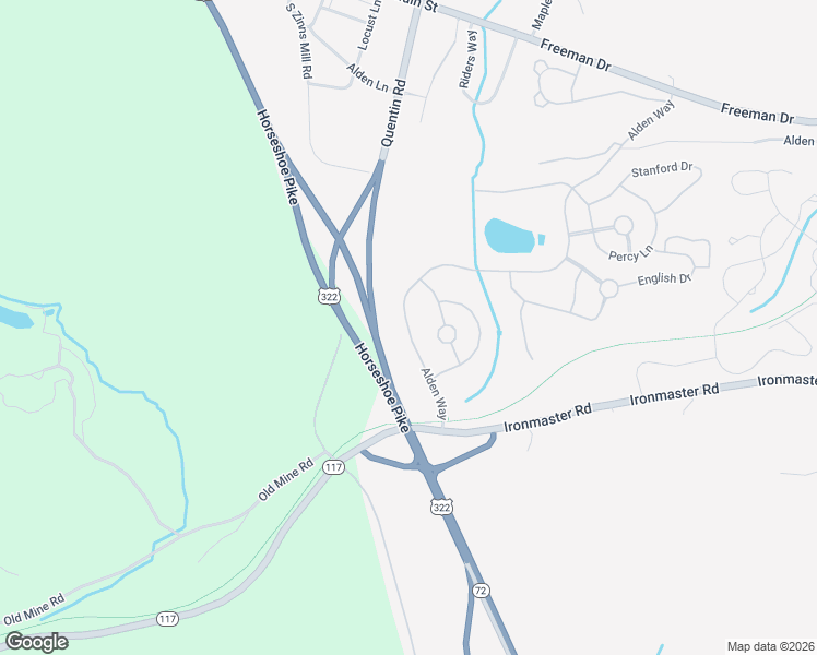 map of restaurants, bars, coffee shops, grocery stores, and more near 1097 Alden Way in Lebanon