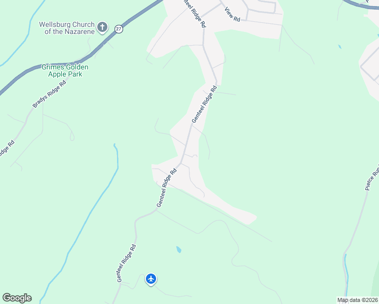 map of restaurants, bars, coffee shops, grocery stores, and more near 775 Genteel Ridge Road in Wellsburg