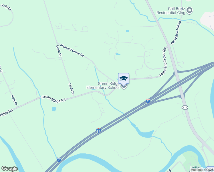 map of restaurants, bars, coffee shops, grocery stores, and more near 95 Pleasant Grove Road in Mechanicsburg