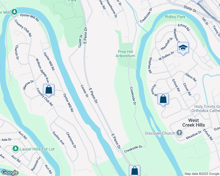 map of restaurants, bars, coffee shops, grocery stores, and more near in Enola