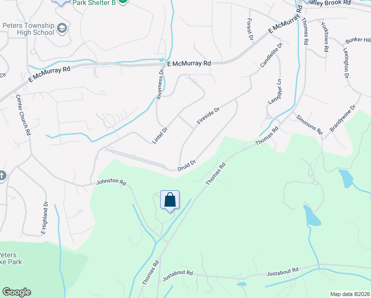 map of restaurants, bars, coffee shops, grocery stores, and more near 183 Fireside Drive in McMurray