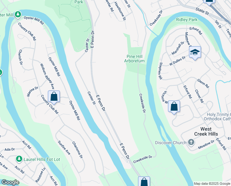 map of restaurants, bars, coffee shops, grocery stores, and more near in Enola