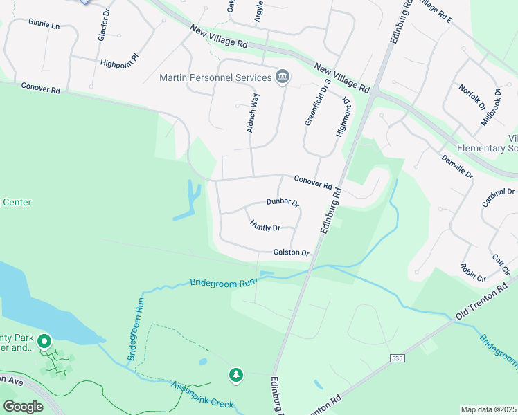 map of restaurants, bars, coffee shops, grocery stores, and more near 21 Dunbar Drive in West Windsor Township