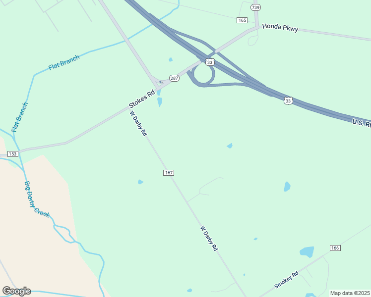 map of restaurants, bars, coffee shops, grocery stores, and more near 19180 West Darby Road in Marysville