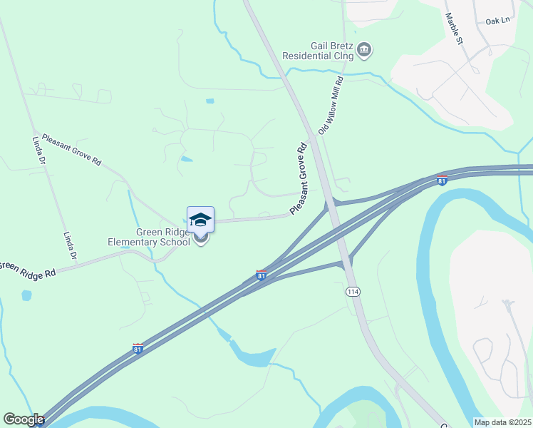 map of restaurants, bars, coffee shops, grocery stores, and more near 50 Pleasant Grove Road in Mechanicsburg