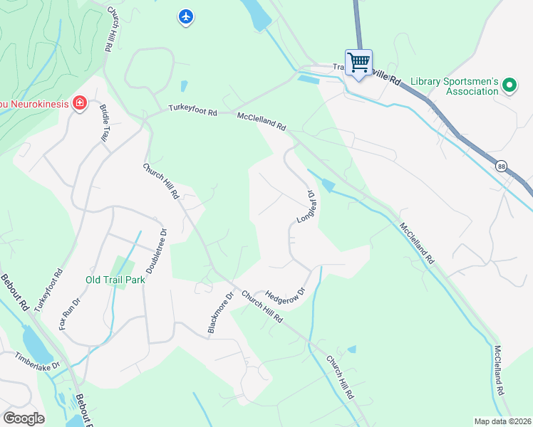 map of restaurants, bars, coffee shops, grocery stores, and more near 807 Ashwood Drive in Venetia