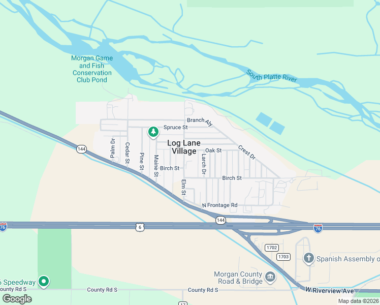 map of restaurants, bars, coffee shops, grocery stores, and more near in Log Lane Village