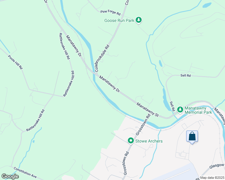 map of restaurants, bars, coffee shops, grocery stores, and more near 1338 Manatawny Dr in Pottstown