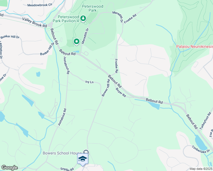 map of restaurants, bars, coffee shops, grocery stores, and more near 683 Bower Hill Road in Venetia