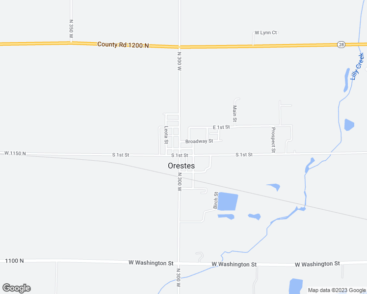 map of restaurants, bars, coffee shops, grocery stores, and more near in Orestes