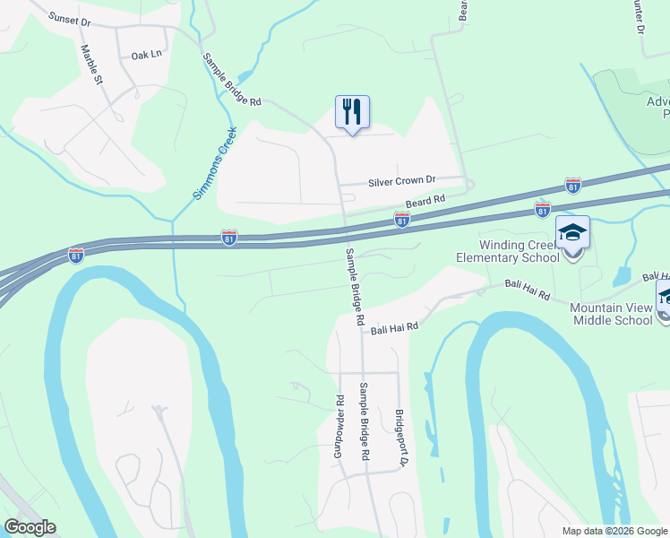 map of restaurants, bars, coffee shops, grocery stores, and more near 4 Braxton Road in Mechanicsburg