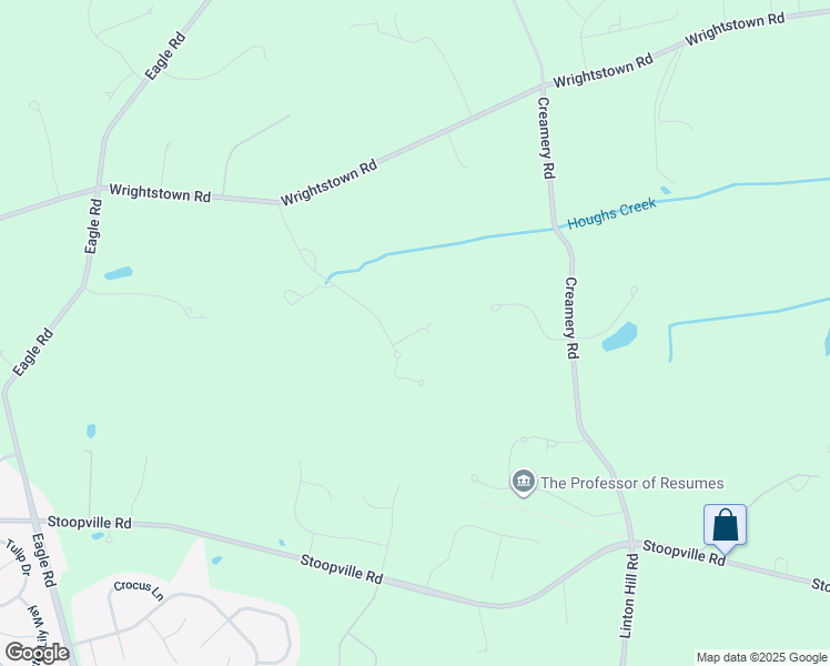 map of restaurants, bars, coffee shops, grocery stores, and more near 7 Woodland Road in Newtown