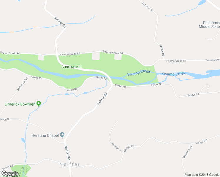 map of restaurants, bars, coffee shops, grocery stores, and more near 139 Neiffer Road in Schwenksville