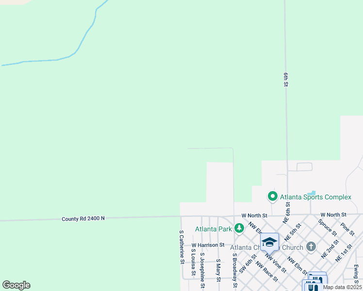 map of restaurants, bars, coffee shops, grocery stores, and more near 1910 2425th Street in Atlanta
