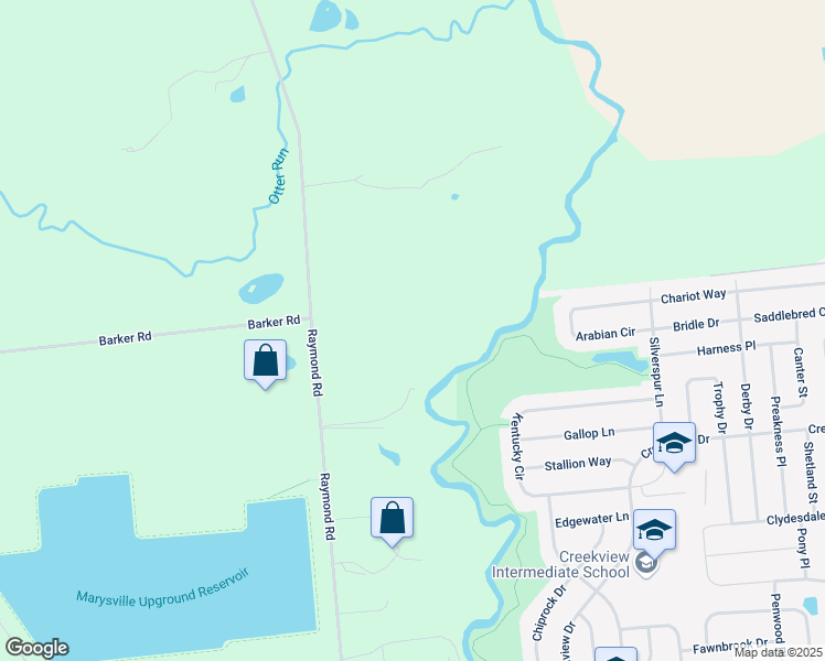 map of restaurants, bars, coffee shops, grocery stores, and more near 18630 Raymond Road in Marysville