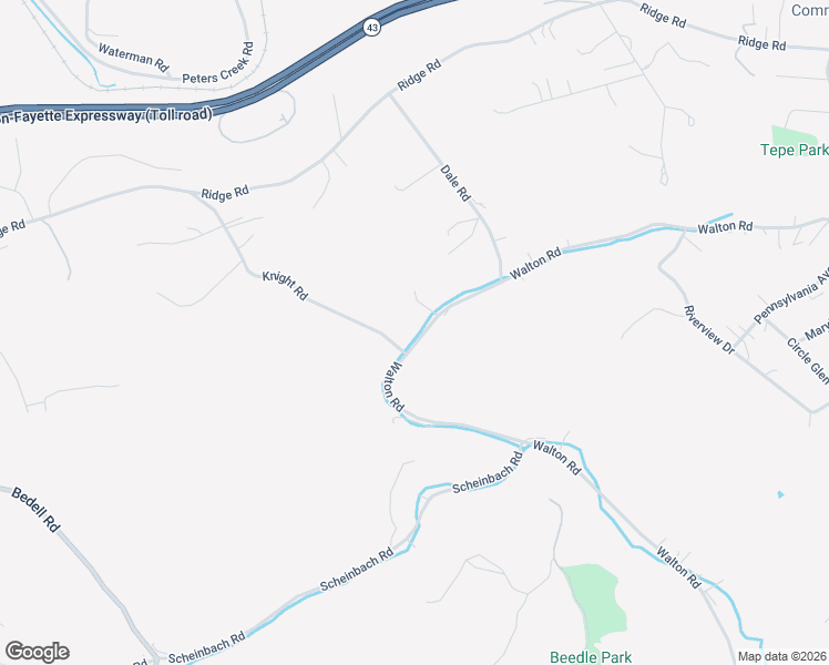 map of restaurants, bars, coffee shops, grocery stores, and more near 3005 Walton Road in Finleyville