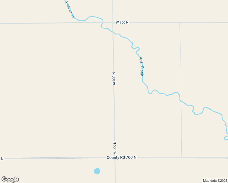 map of restaurants, bars, coffee shops, grocery stores, and more near 7479 North 500 West in Ridgeville