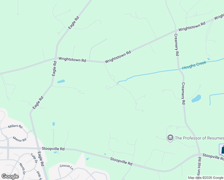 map of restaurants, bars, coffee shops, grocery stores, and more near 4 Woodland Road in Newtown