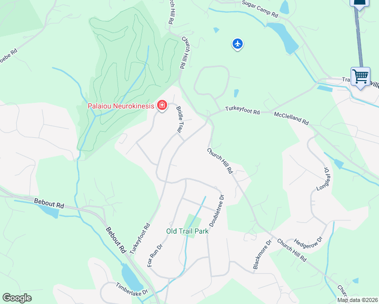 map of restaurants, bars, coffee shops, grocery stores, and more near 368 Turkeyfoot Road in Venetia