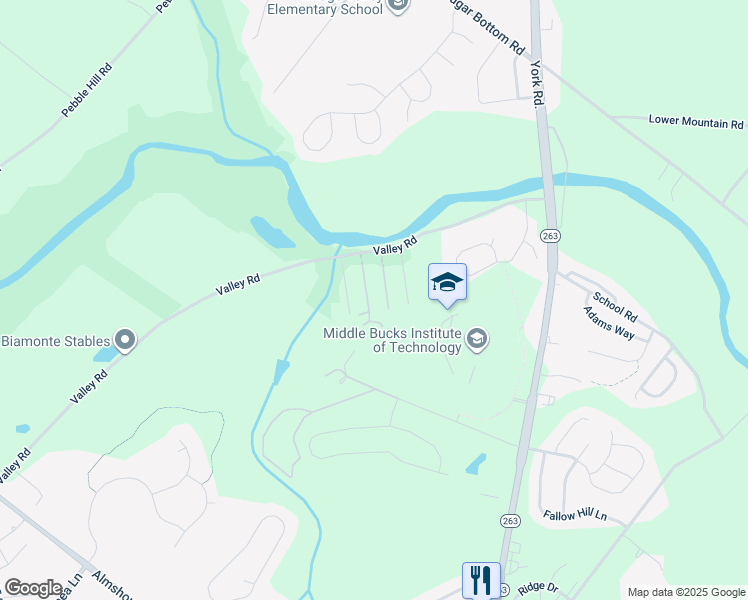 map of restaurants, bars, coffee shops, grocery stores, and more near 1994 Maple Avenue in Jamison