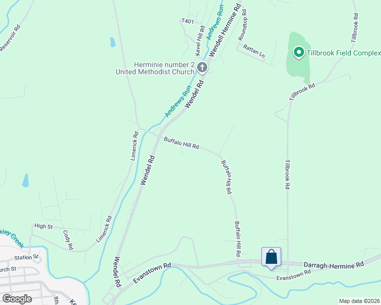 map of restaurants, bars, coffee shops, grocery stores, and more near 151 Buffalo Hill Road in Irwin
