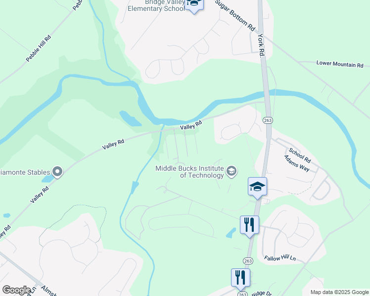 map of restaurants, bars, coffee shops, grocery stores, and more near 1994 Maple Avenue in Jamison