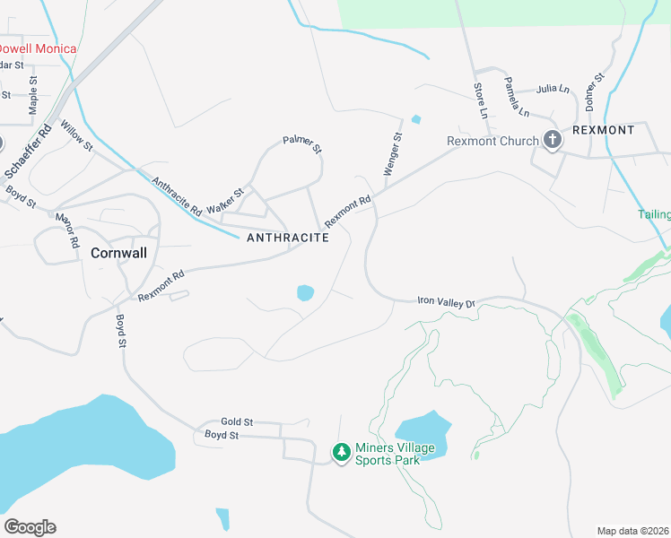 map of restaurants, bars, coffee shops, grocery stores, and more near 200 Rexmont Road in Lebanon