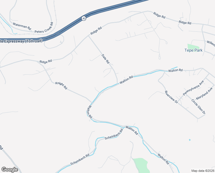 map of restaurants, bars, coffee shops, grocery stores, and more near 3025 Walton Road in Finleyville