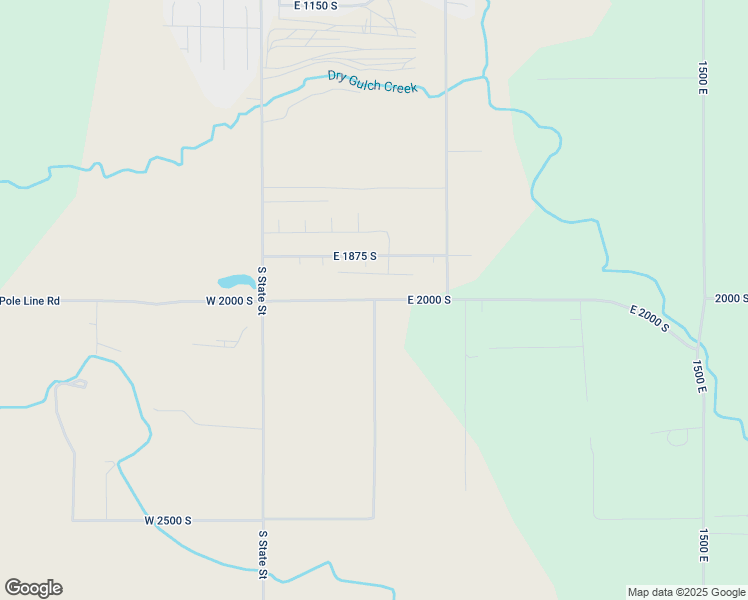 map of restaurants, bars, coffee shops, grocery stores, and more near East 2000 South in Roosevelt