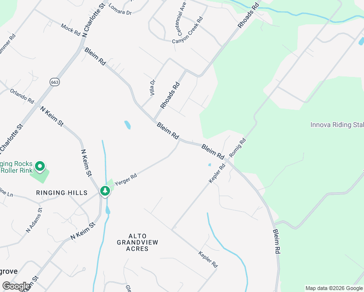 map of restaurants, bars, coffee shops, grocery stores, and more near 1108 Bleim Road in Pottstown