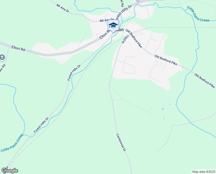 map of restaurants, bars, coffee shops, grocery stores, and more near 2326 Centennial Dr in Windber