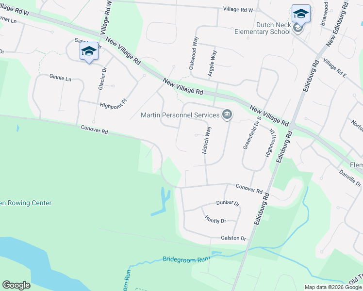 map of restaurants, bars, coffee shops, grocery stores, and more near 42 Ellsworth Drive in West Windsor Township