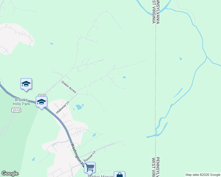 map of restaurants, bars, coffee shops, grocery stores, and more near 58 Jane Dr in Wellsburg