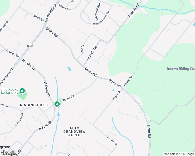 map of restaurants, bars, coffee shops, grocery stores, and more near 1108 Bleim Road in Pottstown