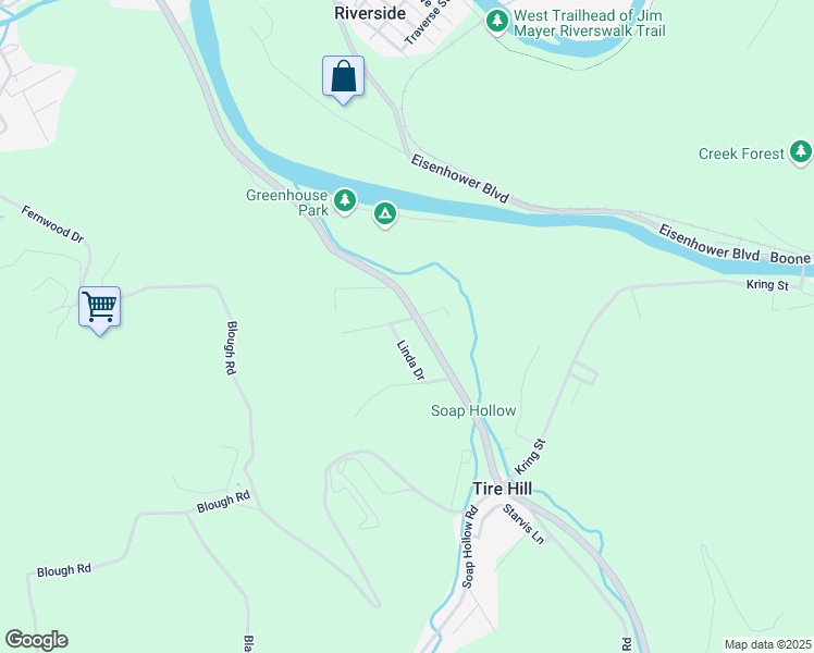 map of restaurants, bars, coffee shops, grocery stores, and more near 533 Tire Hill Road in Johnstown