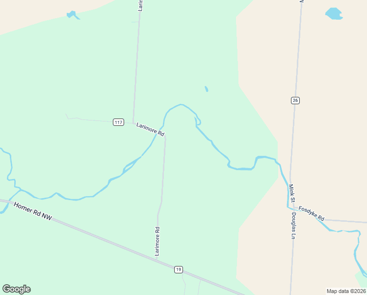 map of restaurants, bars, coffee shops, grocery stores, and more near 2328 Larimore Road in Mount Vernon