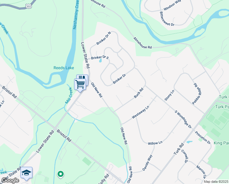 map of restaurants, bars, coffee shops, grocery stores, and more near 30 Anvil Lane in Warrington