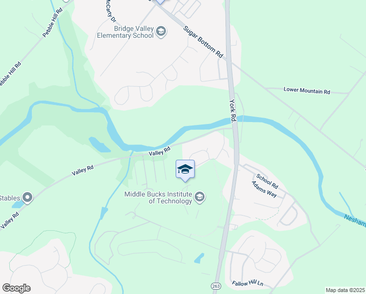 map of restaurants, bars, coffee shops, grocery stores, and more near 2769 Valley Road in Jamison