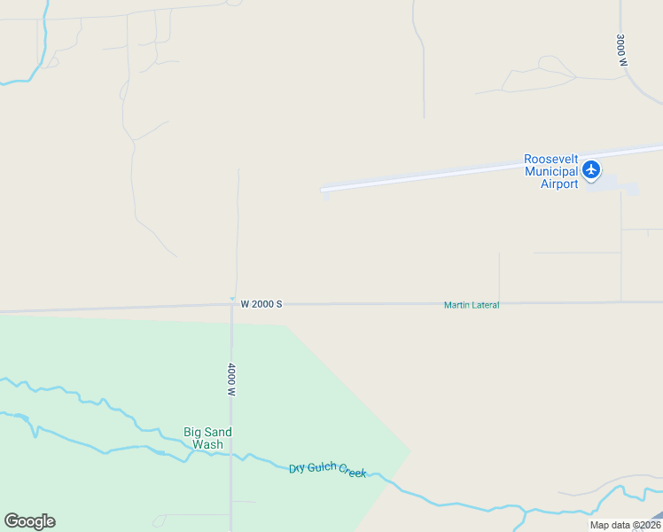map of restaurants, bars, coffee shops, grocery stores, and more near 3760 West 2000 South in Roosevelt