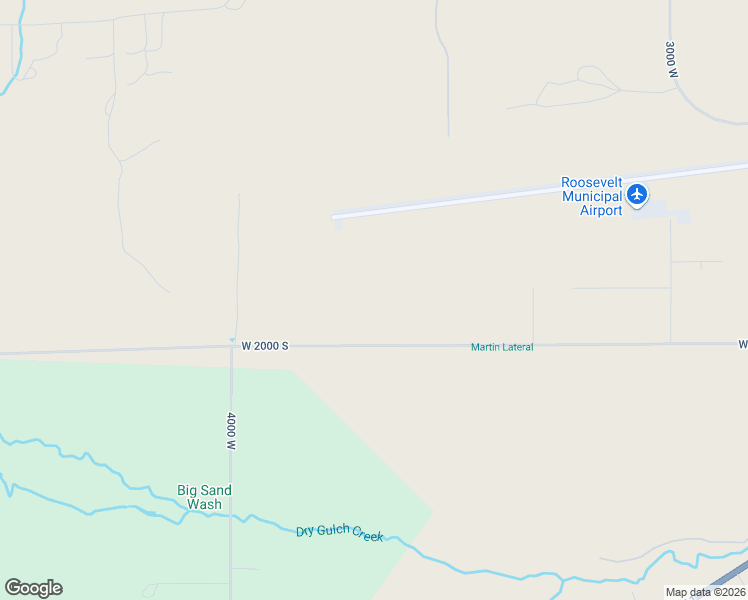 map of restaurants, bars, coffee shops, grocery stores, and more near 3828 West 2000 South in Roosevelt