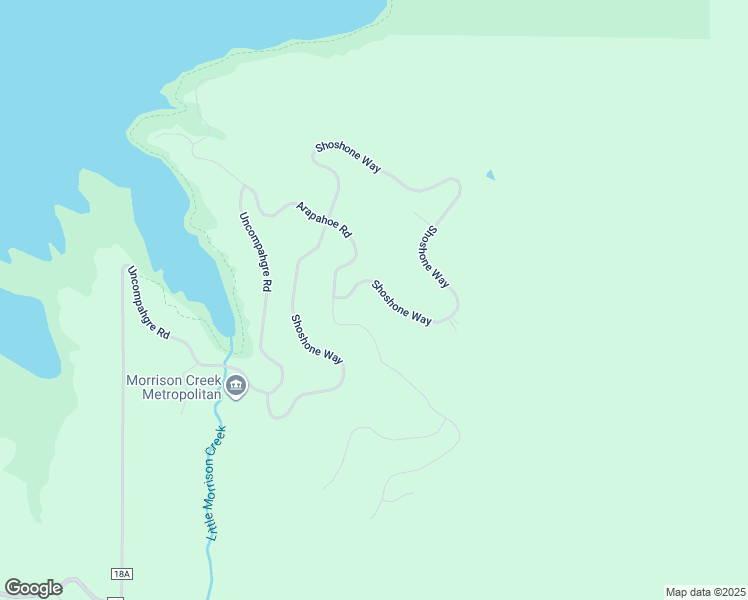 map of restaurants, bars, coffee shops, grocery stores, and more near 31785 Shoshone Way in Oak Creek