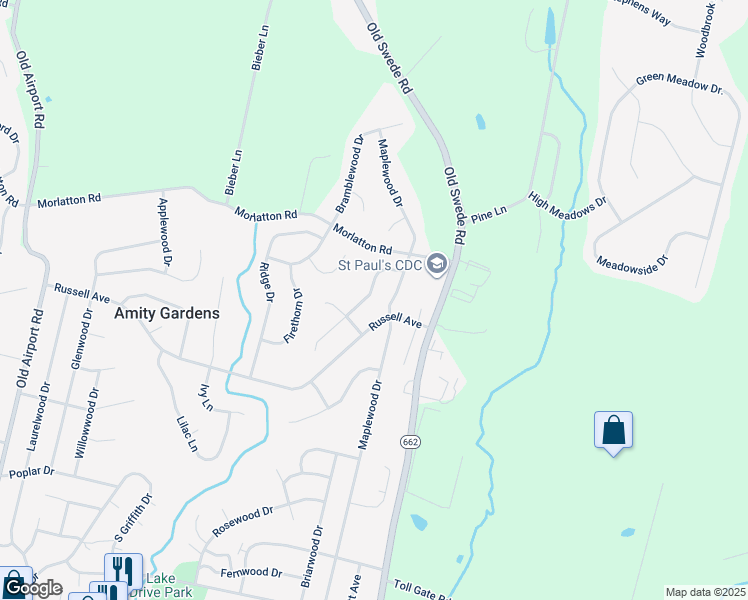 map of restaurants, bars, coffee shops, grocery stores, and more near 108 Balsam Drive in Douglassville