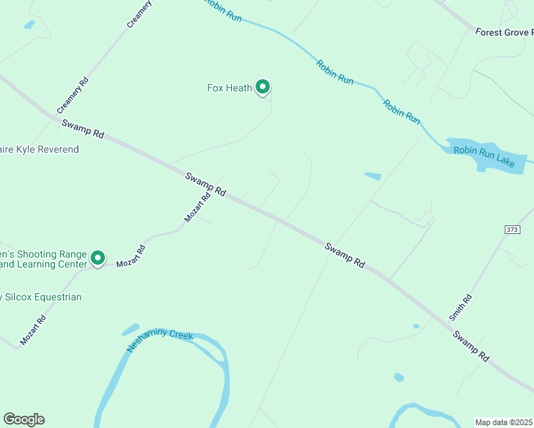 map of restaurants, bars, coffee shops, grocery stores, and more near 1137 Swamp Road in Furlong