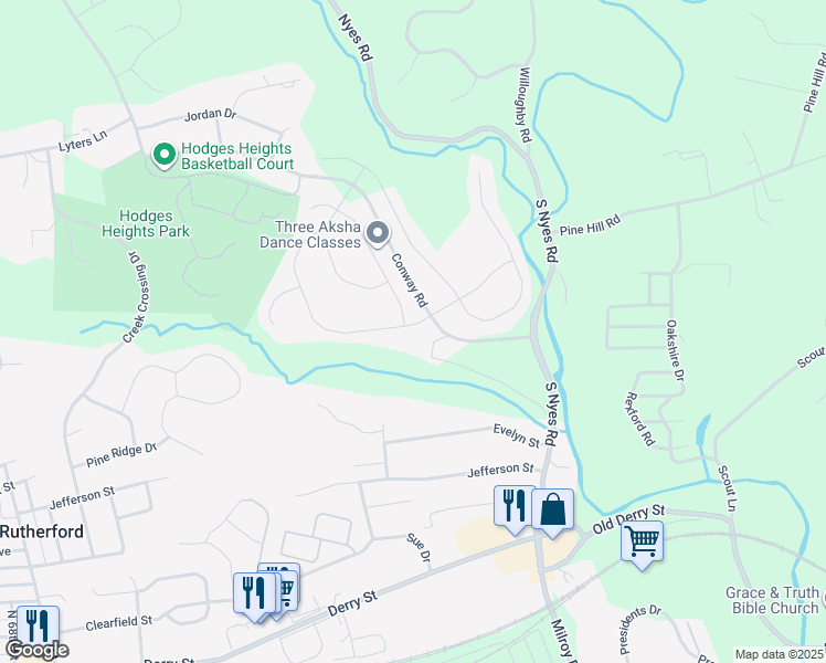 map of restaurants, bars, coffee shops, grocery stores, and more near 7043 Kendale Drive in Harrisburg