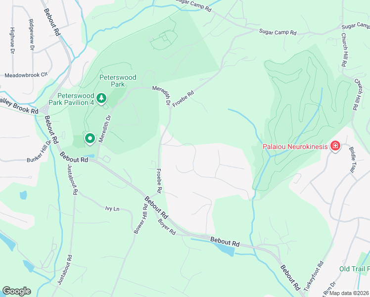 map of restaurants, bars, coffee shops, grocery stores, and more near 108 Oak Ridge Drive in Venetia
